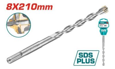 Mũi khoan bt gài 4 cạnh (8x210) hiệu Total TAC310803C