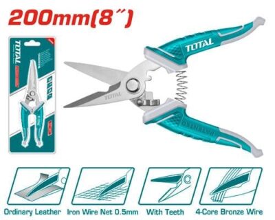 Kéo thợ điện 200mm  hiệu Total THT118871