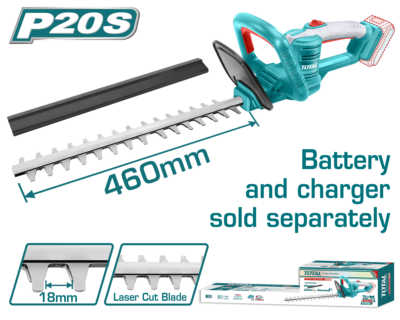 Máy cắt hàng rào dùng pin Lithium-ion hiệu Total 20V THTLI20018