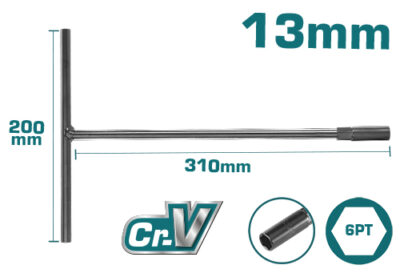 Chìa Vặn Chữ T 13mm Hiệu Total THTSWB1301
