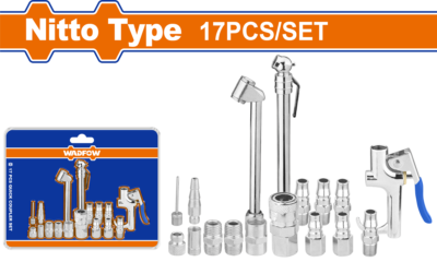Bộ 17 món dụng cụ thổi khí 1/4"