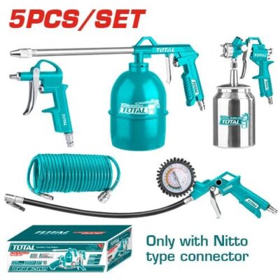 Bộ 5 công cụ dùng khí hiệu Total TATK051-3