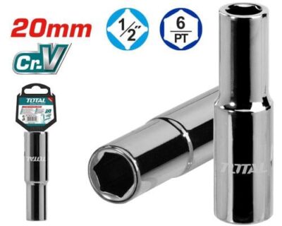 Đầu tuýp lục giác sâu 1/2 inch x 20mm hiệu Total THTST12203L