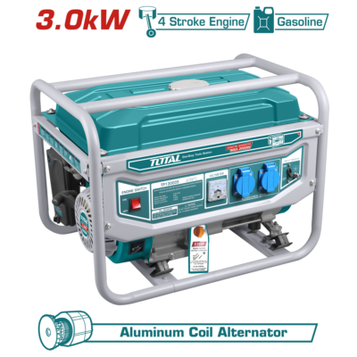 Máy phát điện dùng xăng (không có đèn chiếu sáng) hiệu Total TP130005 cs 2800W