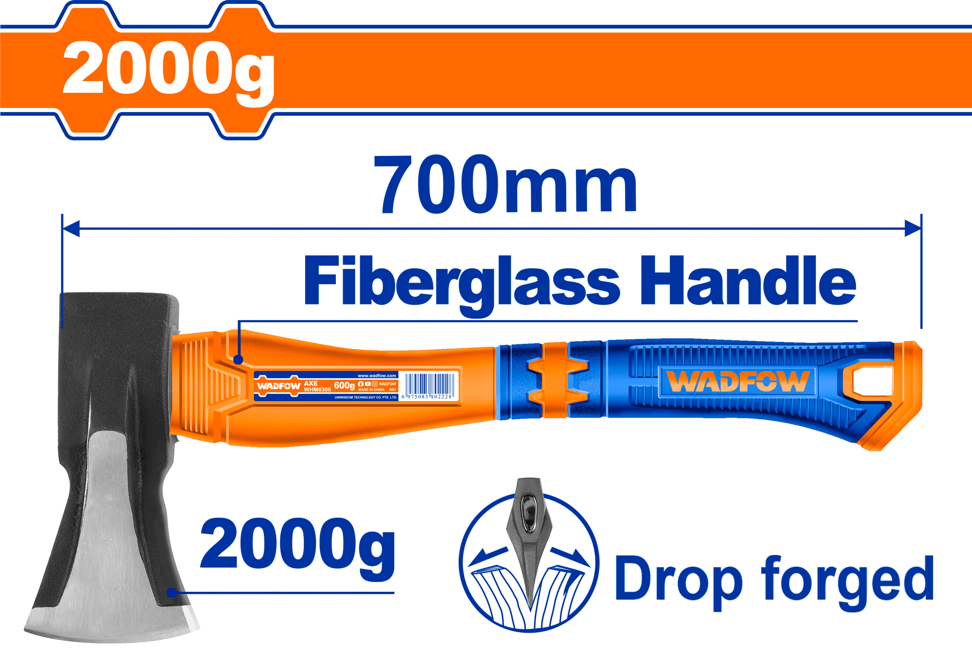 Búa rìu cao cấp 2000g - The Tool Center