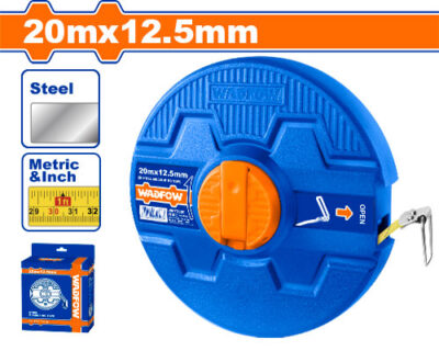 Thước Kéo Thép Nền Vàng 20×12.5mm Wadfow WMT3520