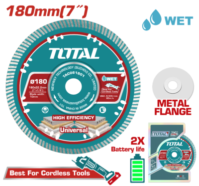 Đĩa cắt gạch siêu mỏng 180mm Total TAC061801