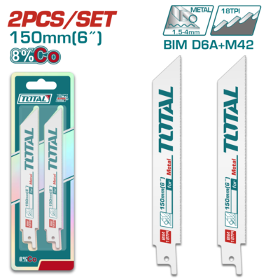 Bộ 2 lưỡi cưa kiếm hiệu Total TAC52922EF