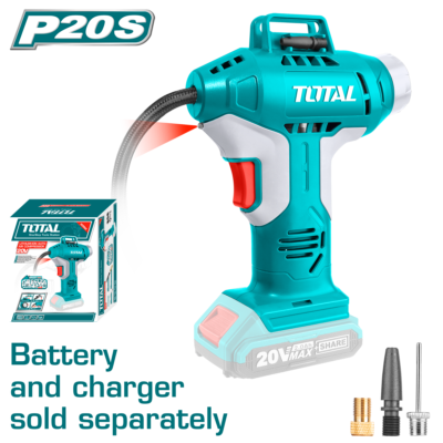 Máy bơm hơi cầm tay tự động pin Lithium-ion 20V Total TACLI2001