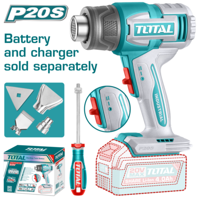 Máy thổi nhiệt (khò nhiệt) cầm tay dùng pin lithium-ion 20V (không kèm pin và sạc) TBLI2006