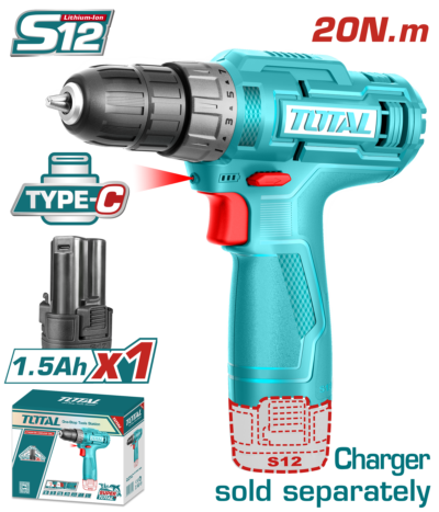 Máy khoan pin Lithium 12V Total TDLI12428