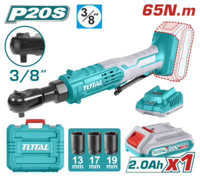 Máy siết buloong góc cầm tay dùng pin Lithium-ion 20V Total TDRLI2060152