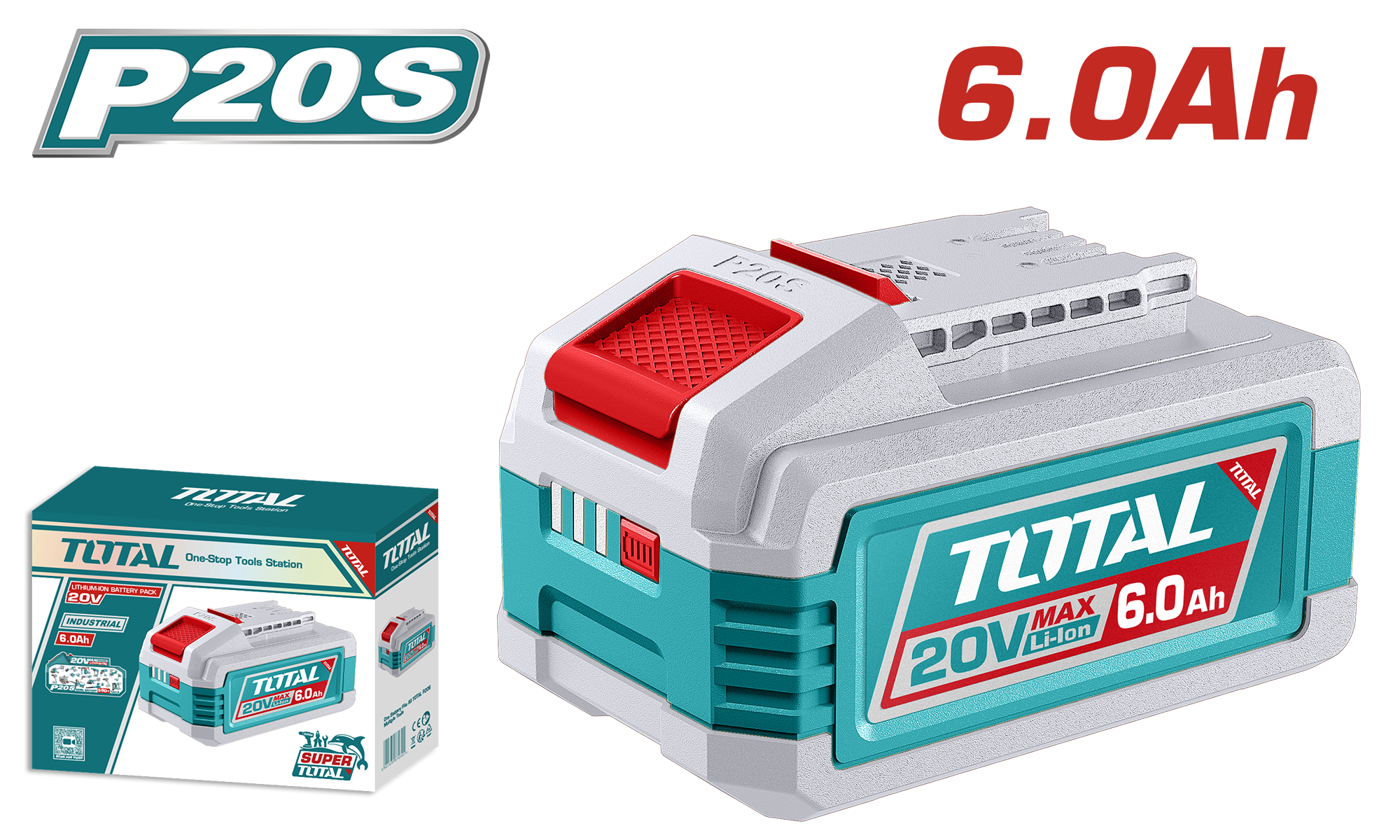 Pin Lithium-ion 20V/6.0Ah Total TFBLI2126