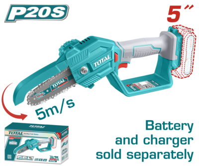 Máy cắt/cưa cành dùng pin Lithium-ion 20V hiệu Total TGSLI2058
