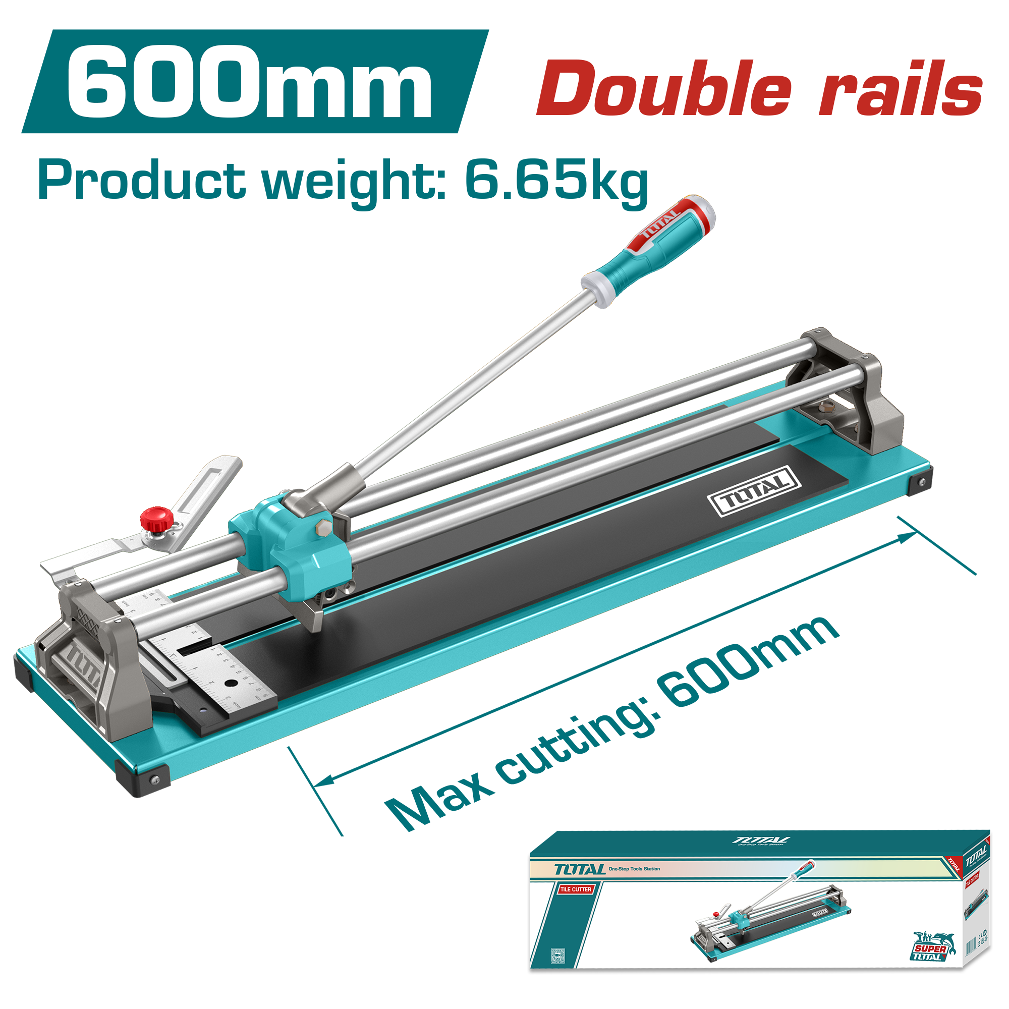 Bàn cắt gạch đẩy tay Total 600mm THT06001