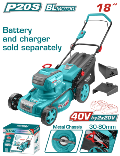 Máy cắt xén làm vườn 18 inch không chổi than dùng pin lithium-ion Hiệu Total TLMLI20185
