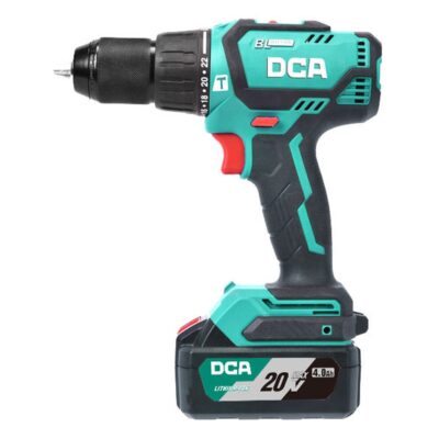 Máy khoan động lực dùng pin 20V không chổi than 60N.m (kèm 2 pin 4.0Ah, sạc) Hiệu DCA ADJZ05-13EM