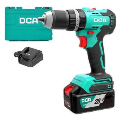 Máy khoan dùng pin 20V không chổi than 13mm 50N.m (kèm 2 pin 4.0Ah, sạc) Hiệu DCA ADJZ2050EM