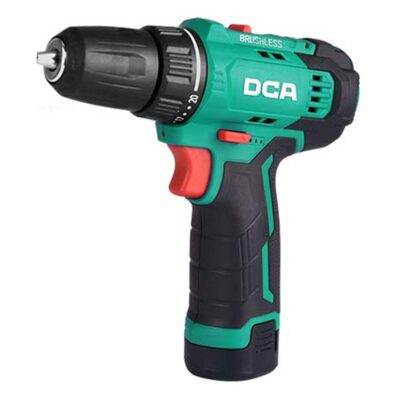 Bộ máy khoan vặn vít dùng pin 12V Max không chổi than kèm bộ mũi (kèm 2 pin 2.0Ah, sạc) Hiệu DCA ADJZ23-10TK