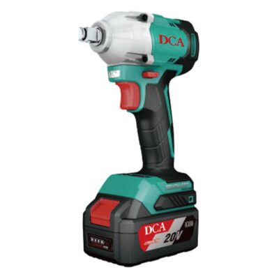 Máy siết bu lông dùng pin 20V không chổi than 298N.m (kèm 2 pin 4.0Ah) Hiệu DCA ADPB298BM