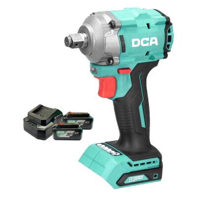 Thân máy siết bu lông dùng pin 20V không chổi than đầu vuông 12.7mm (không kèm pin, sạc) Hiệu DCA ADPB358Z