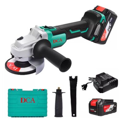 Máy mài góc dùng pin 20V không chổi than 125mm (kèm 1 pin 4.0Ah) Hiệu DCA ADSM03-125DM