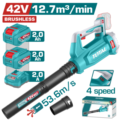 Máy thổi bụi không chổi than dùng pin 42V Hiệu TOTAL TABLI425382
