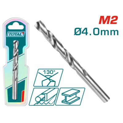 Mũi khoan sắt M2 (4mm) Hiệu TOTAL TAC1200401