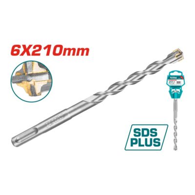 Mũi khoan bê tông gài 4 cạnh 6x210mm Hiệu TOTAL TAC310603C