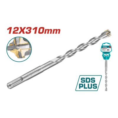Mũi khoan bê tông gài 4 cạnh (12x310) Hiệu TOTAL TAC311204C