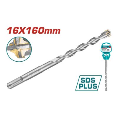 Mũi khoan bê tông gài 4 cạnh 16x160mm Hiệu TOTAL TAC311601C