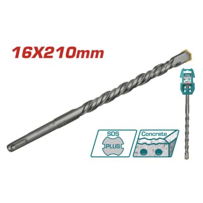 Mũi khoan bê tông đuôi gài (16x210) Hiệu TOTAL TAC311602