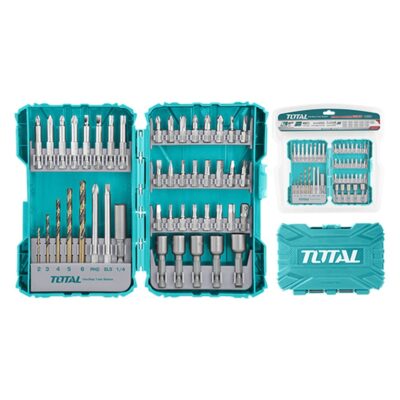 Bộ 45 mũi siết vít xoắn Hiệu TOTAL TACSDL24501