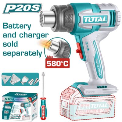 Máy thổi nhiệt dùng pin Lithium 20V (không kèm pin & sạc) Total TBLI2008
