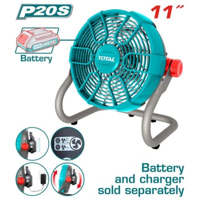 Quạt dùng pin Lithium-ion 20V Hiệu TOTAL TFALI2002