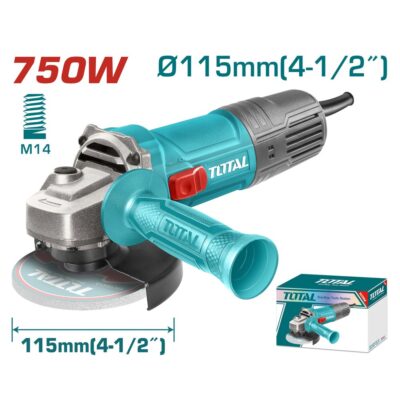 Máy mài góc cầm tay dùng điện công suất 750W Hiệu TOTAL TG10711556