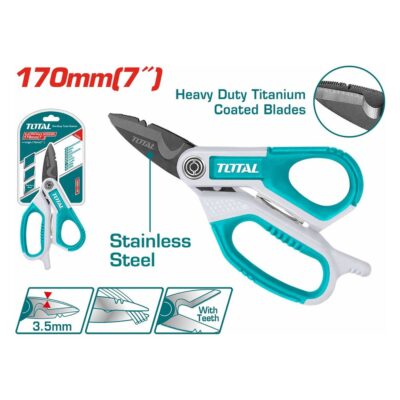 Kéo thợ điện 170mm Hiệu TOTAL THES051708