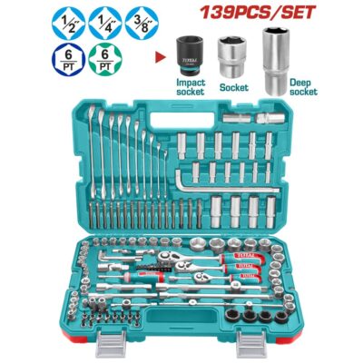 Bộ 139 công cụ kết hợp Hiệu TOTAL THKTHP21396
