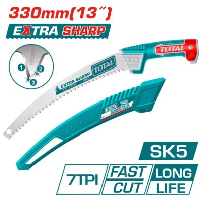 Cưa cành cầm tay lưỡi thẳng 330mm Hiệu TOTAL THPS3308