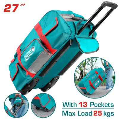 Túi rỗng đựng công cụ 27 inch có bánh xe Hiệu TOTAL THRRTB2712