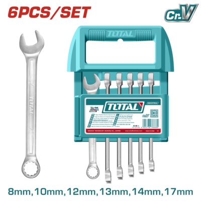Bộ 6 cờ lê vòng miệng 8-17mm Hiệu TOTAL THT103266