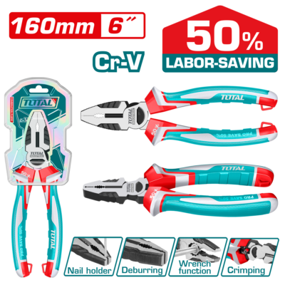 Kềm răng cao cấp 6inch/160mm Hiệu TOTAL THT211608S