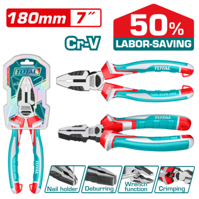 Kềm răng cao cấp 7inch/180mm Hiệu TOTAL THT211708S