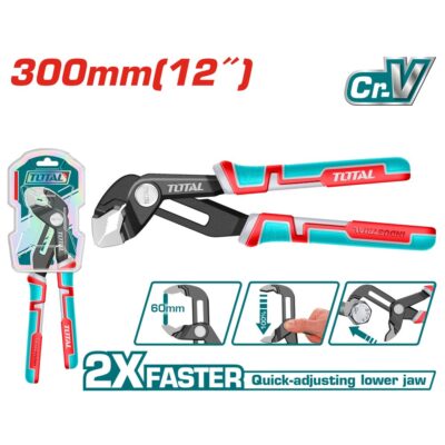 Kìm mỏ quạ mở nhanh 300mm Hiệu TOTAL THT381206