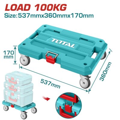 Ván lăn dùng cho hộp rỗng bằng nhựa dùng đựng đồ nghề xếp chồng Hiệu TOTAL THTWB61001