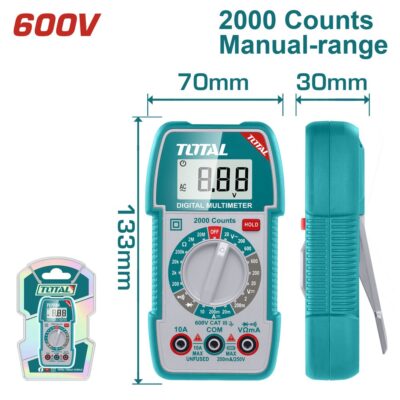 Đồng hồ đo điện vạn năng kỹ thuật số Hiệu TOTAL TMT5360011
