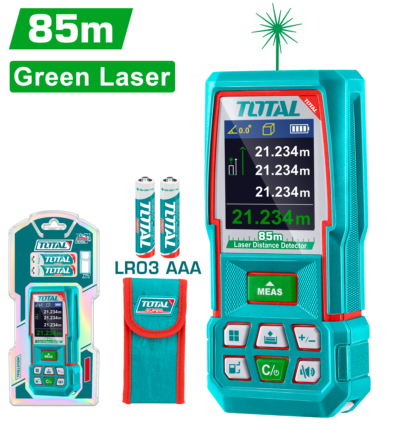 Máy đo khoảng cách tia laser xanh 85m Hiệu TOTAL TMT58527