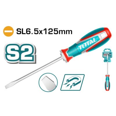 Tua vít dẹp SL6.5x125mm Hiệu TOTAL TSDSL6125