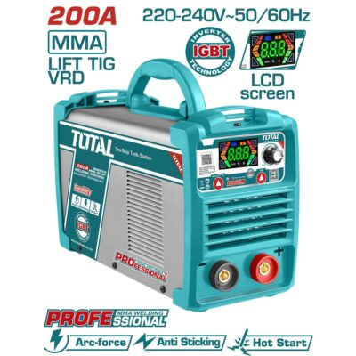 Máy hàn lift TIG/ MMA Inverter 200A/79V Hiệu TOTAL TW2200381