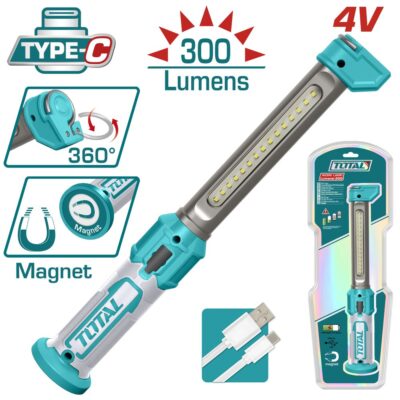 Đèn làm việc dùng pin lithium-ion 4V Hiệu TOTAL TWLI043006